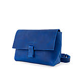 Kabelky - Kožená kabelka Dori Raw (crazy blue) - 16147619_