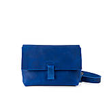 Kabelky - Kožená kabelka Dori Raw (crazy blue) - 16147620_