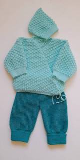 Detské oblečenie - Pletený svetrík - 16147735_