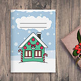 Papiernictvo - Zápisník nápadov na vianočné darčeky domček útulný sladký - 16147455_