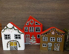 Dekorácie - Vianočné domčeky - 16151328_