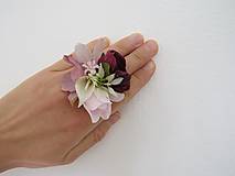 Prstene - Kvetinový prsteň ''Frea'' - 16155678_