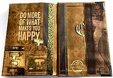 Papiernictvo - Luxusný manager diár 2026 / Diár pre kráľa/ hudba a knihy  - 16154950_