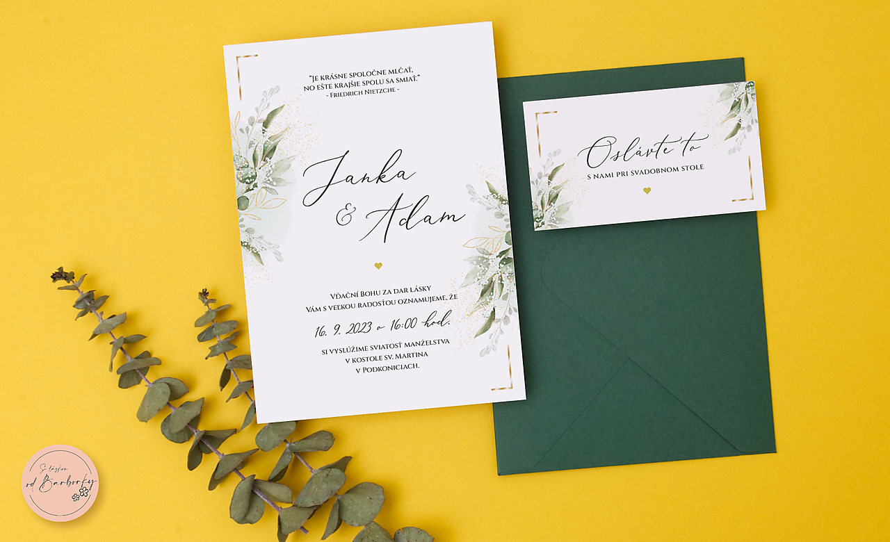 Svadobné oznámenie C#32