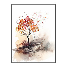 Grafika - Jesenný strom 1 - 16153182_