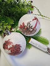 Dekorácie - Vianočné gule v darčekovom balení - 16154947_