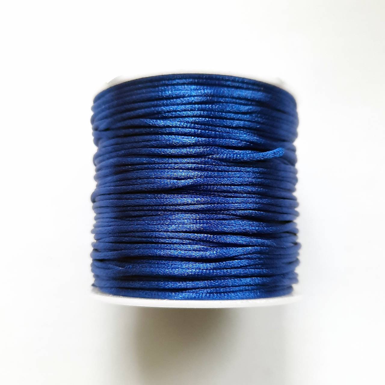 Saténová šnúra 1mm-cca 30m (modrá kobalt)