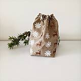 Úžitkový textil - Vianočné vrecko - 16159549_