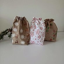 Úžitkový textil - Vianočné vrecko - 16159531_