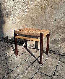 Nábytok - Taburet Americký orech/Buk - 16160137_