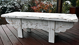 Nábytok - Vintage shabby stôl - 16160011_