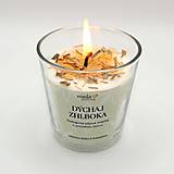 Sviečky - Dýchaj zhlboka, dezinfekčná sójová sviečka - 16160676_