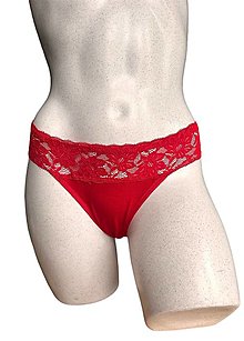 Spodná bielizeň - nohavičky dámske červené LIANA - 16163239_