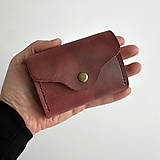 Peňaženky - Puzdro na karty / Card holder / Kožená peňaženka - 16162316_
