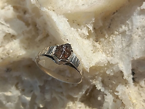 Prstene - surový diamant - 16167341_