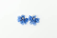 Náušnice - Modré náušnice z kolekcie Coco - 16163471_