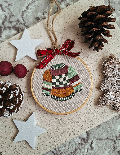 Dekorácie - Ugly christmas sweater - škaredé vianočné svetre- veľké  - 16165109_