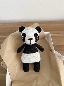Hračky - Hačkovana panda - 16167309_