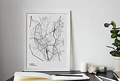 Obrazy - Mesto PREŠOV - moderný minimalistický plagát (plagát 21x29,7cm (A4)) - 16163505_