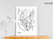 Obrazy - Mesto PREŠOV - moderný minimalistický plagát (plagát 21x29,7cm (A4)) - 16163511_