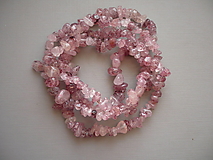 Minerály - Zlomky 90 cm - jahodový křemen KULATÝ - 16164188_