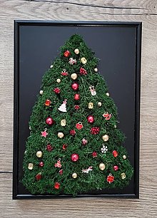 Dekorácie - Vianočná dekorácia z machu - 16165328_
