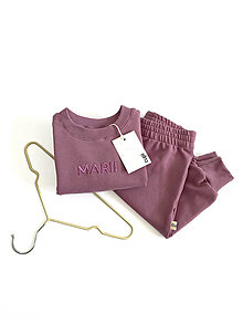 Detské oblečenie - Detská mikina s menom MARII - lavender - 16167159_