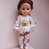 Hračky - Pyžamko pre bábiku Paola reina 42 cm - 16169794_
