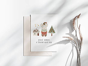 Papiernictvo - Otváracia vianočná pohľadnica Vianočná rozprávka 2 - 16170448_
