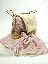 Detský textil - Detská deka s barančekom - 16169635_