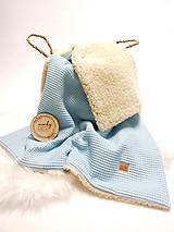 Detský textil - Detská deka s barančekom - 16169636_