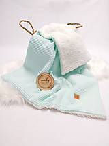 Detský textil - Detská deka s barančekom - 16169693_