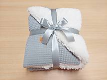 Detský textil - Detská deka s barančekom - 16169706_