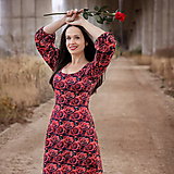 Šaty - romantické šaty "ROSES ARE RED" No.4 - 16170901_