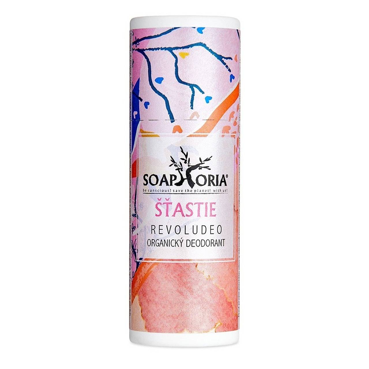 Krémový organický deodorant Šťastie - revoludeo Soaphoria