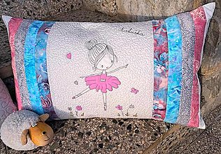 Úžitkový textil - Vankúš pre malú princeznú - 16170615_