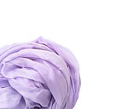 Šály a nákrčníky - "lilac pastel" hodvábny šál (pléd, štóla) SKLADOM - 16171767_