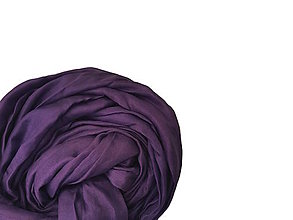 Šály a nákrčníky - "deep purple" hodvábny šál (pléd, štóla) SKLADOM - 16171665_