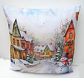 Úžitkový textil - Obliečka, zimná, Vianočná - 16174970_