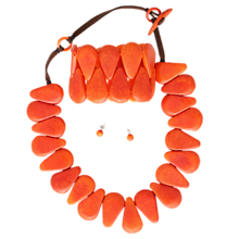 Sady šperkov - Set Marinero Naranja - 16175201_