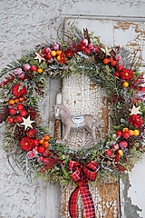 Dekorácie - Vianočný veniec - Hojdací koník - 16175647_