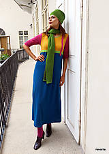 Šaty - FLAYA - pletené šaty pestrobarevné - 16174989_