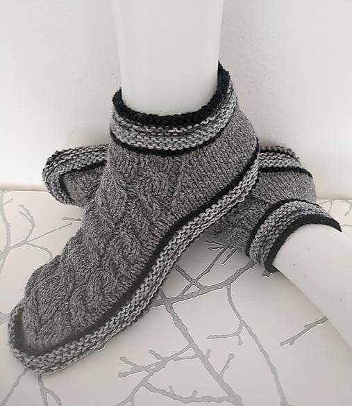 Ponožky, pančuchy, obuv - Pánske papuče  - 16174605_