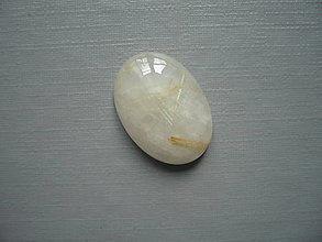 Minerály - Kabošon - sagenit 18 mm, č.42f - 16177188_