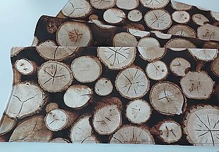 Úžitkový textil - Obrus s motívom,,dreva" - 16177448_