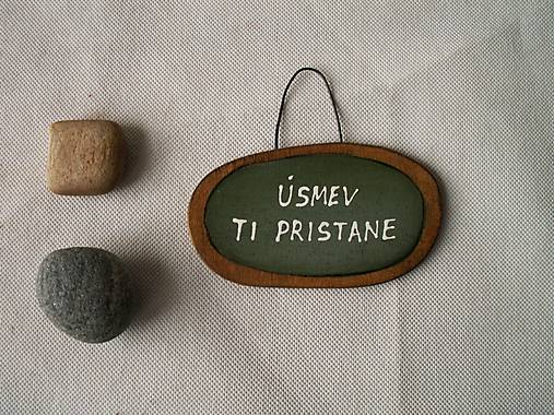 Ceduľka - Úsmev ti pristane