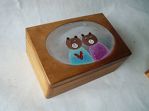 Drevený box "Stále spolu"