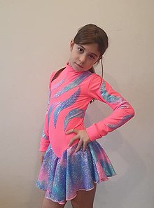 Detské oblečenie - Tréningové šaty na krasokorčuľovanie - 16178931_