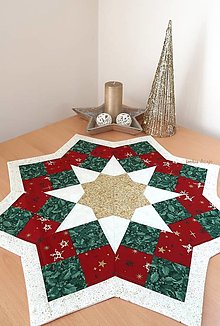 Úžitkový textil - Prestieranie Vianočná hviezda - 16179620_