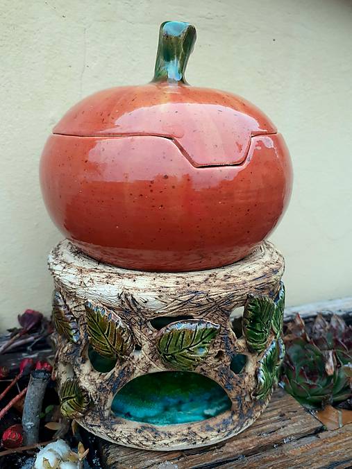 Svietidlá - Piecka na jablko "Žiarivá" - 16184479_